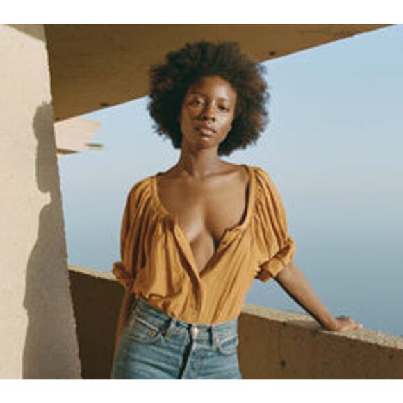 Doen Jeanne Buttoned Top - XS - Picture 1 of 5